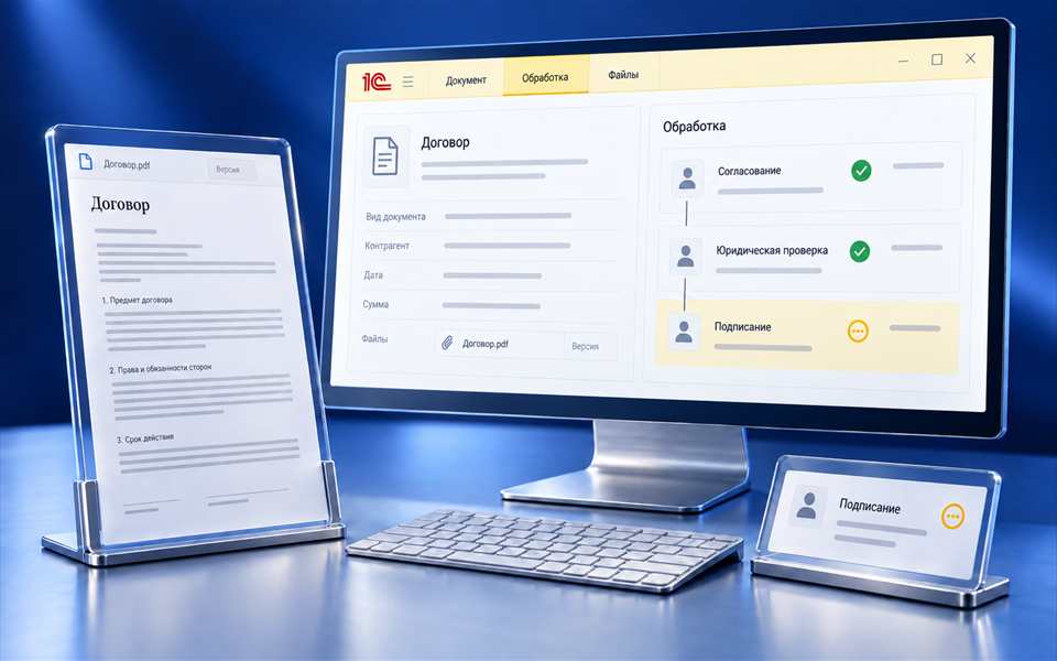 Курсы Работа в программе 1С: Документооборот 8.3