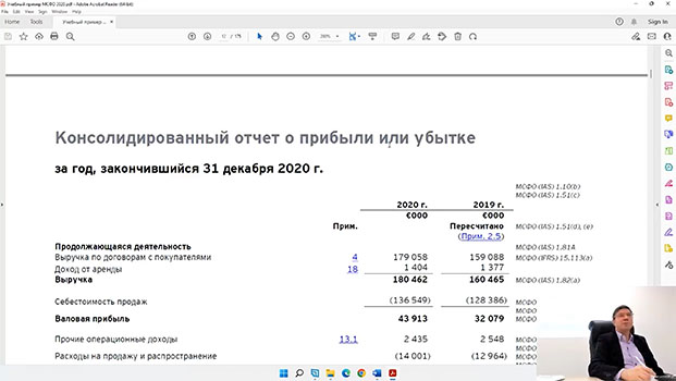 обучение Международные стандарты финансовой отчетности (МСФО)