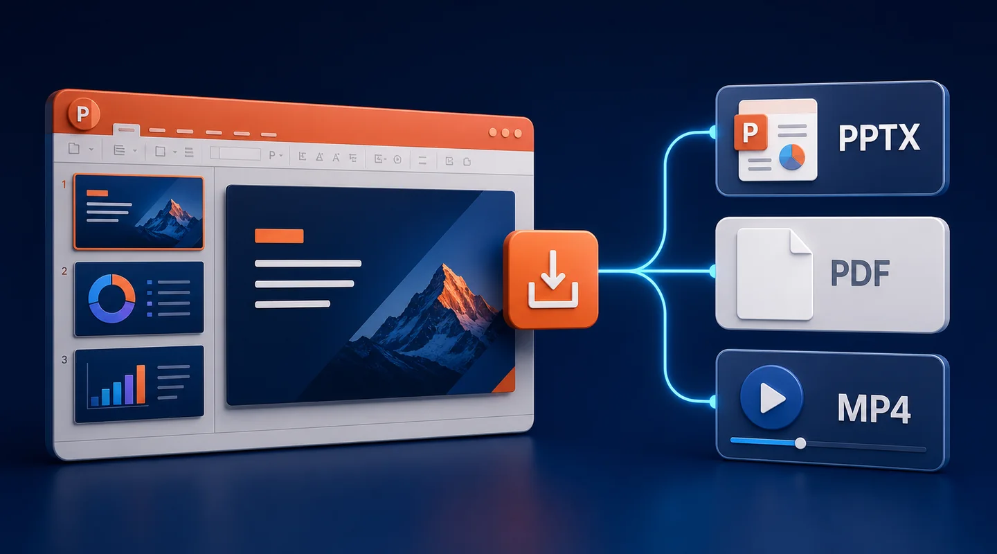 Как сохранить презентацию PowerPoint в PDF или видео
