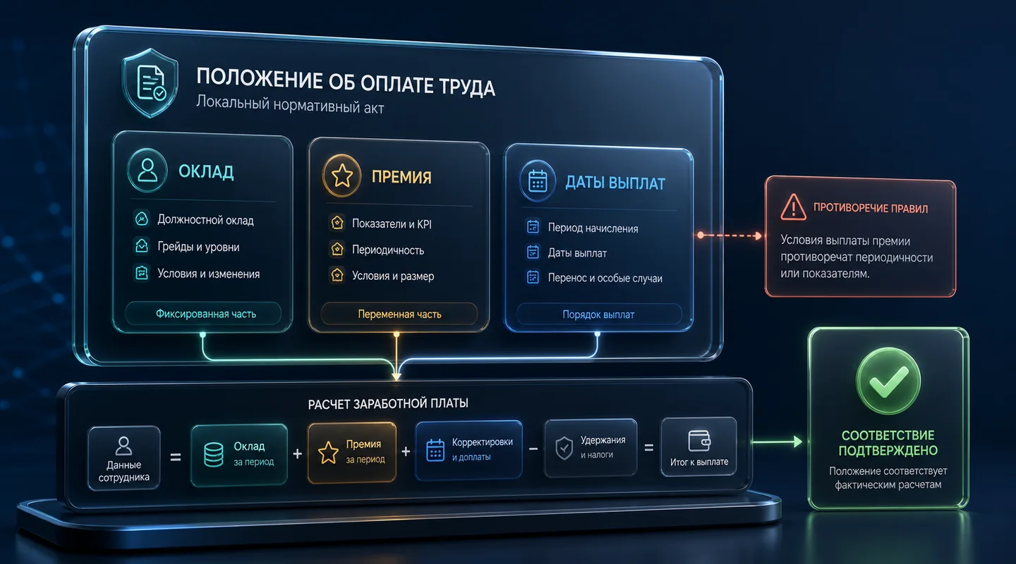 Положение об оплате труда: структура, утверждение и типичные ошибки