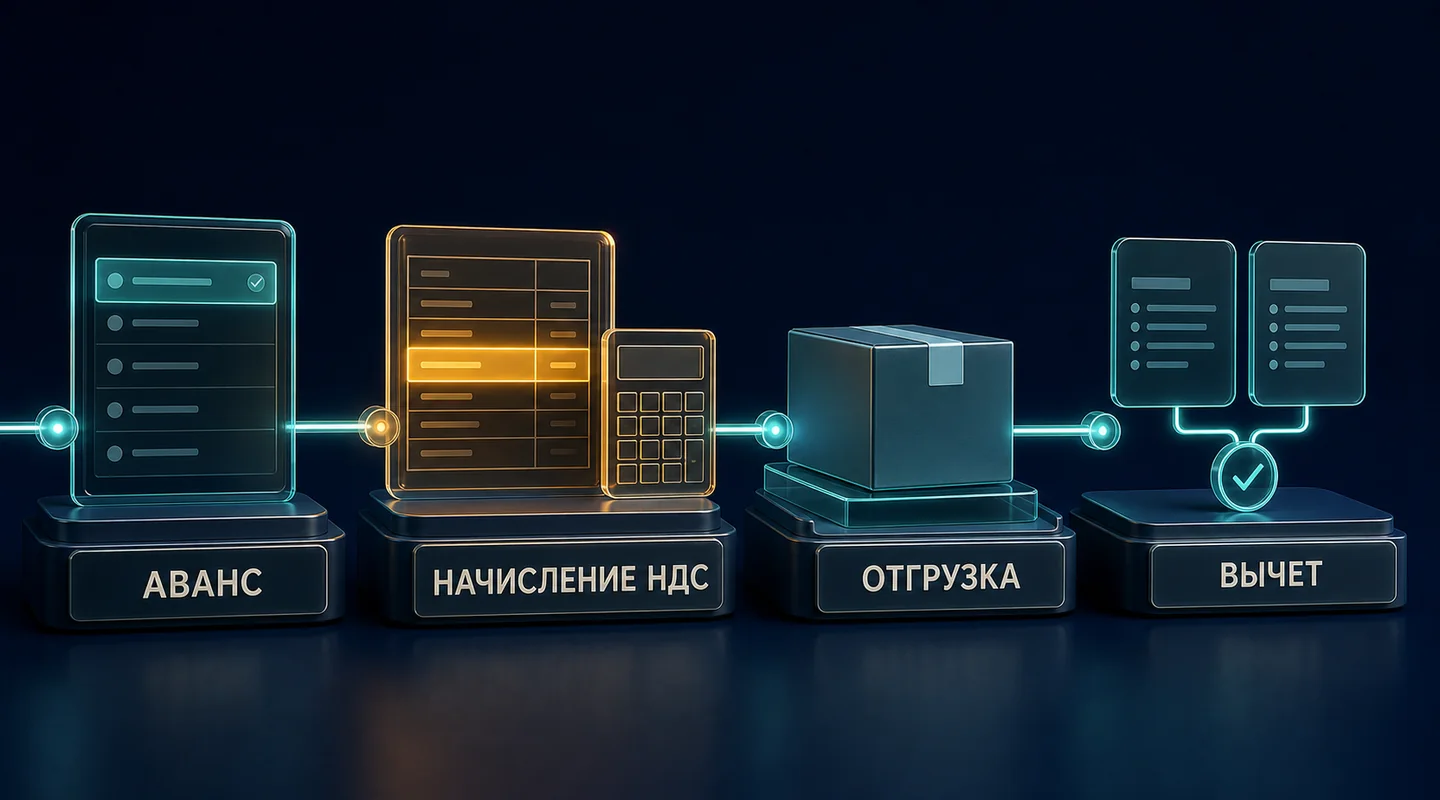 НДС с полученных авансов: начисление, вычет и проводки