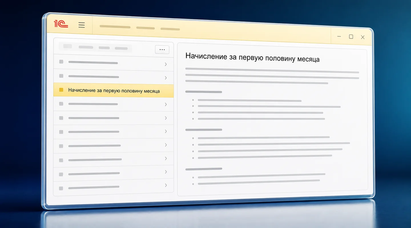 Аванс в 1С:ЗУП: настройка и расчёт