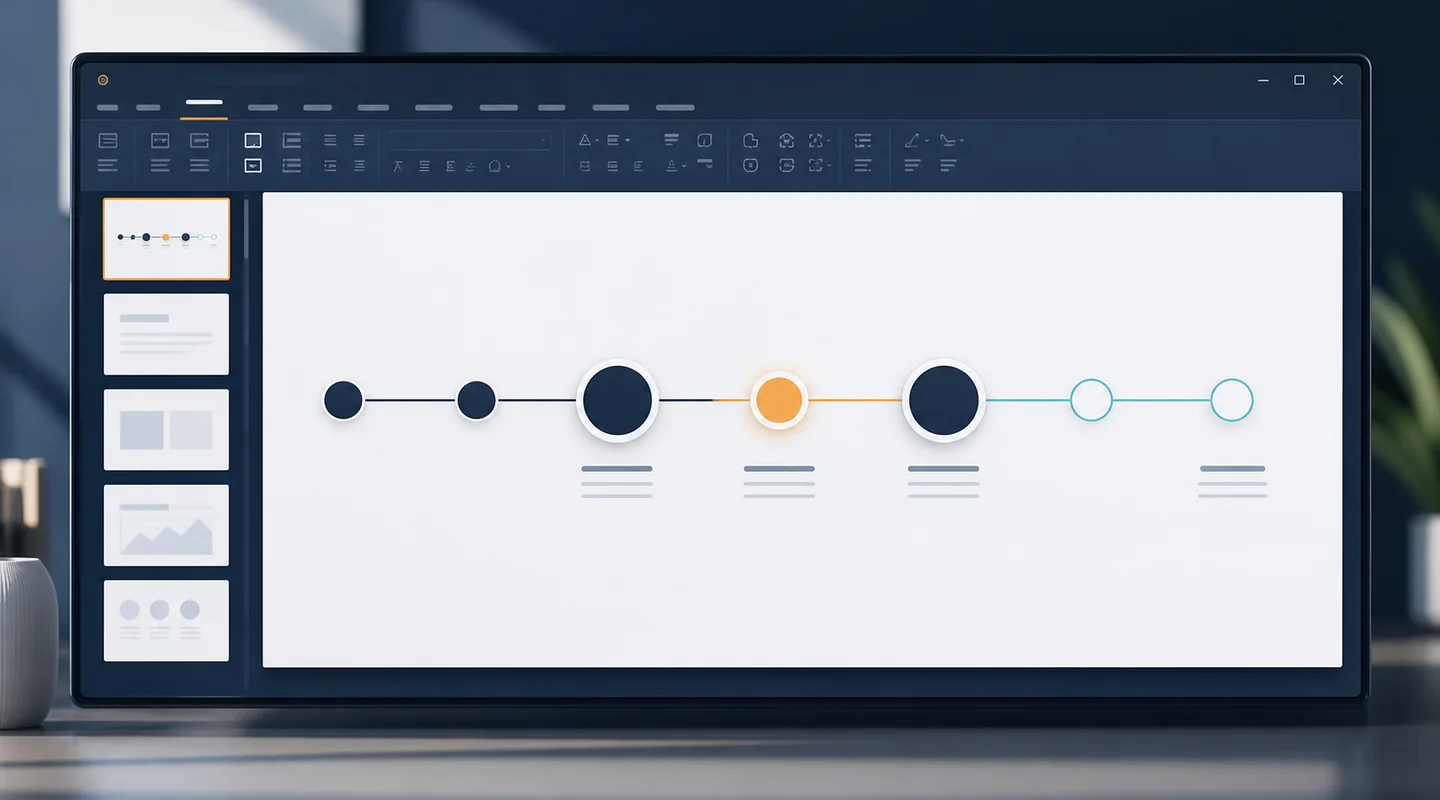 Таймлайн в PowerPoint: как показать этапы и сроки