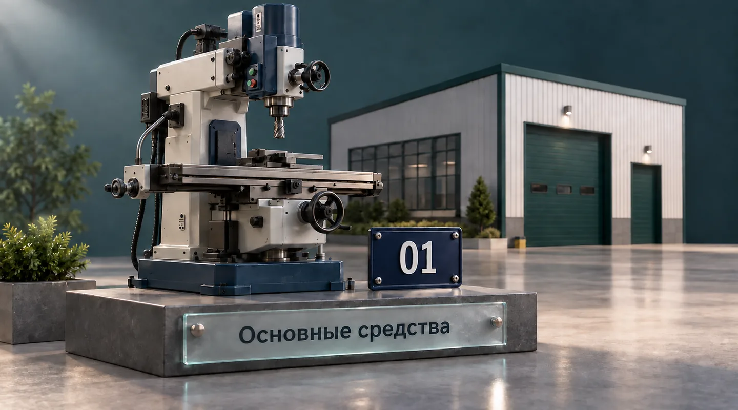 Счёт 01 в бухгалтерском учёте: основные средства — принятие, амортизация, выбытие с примером