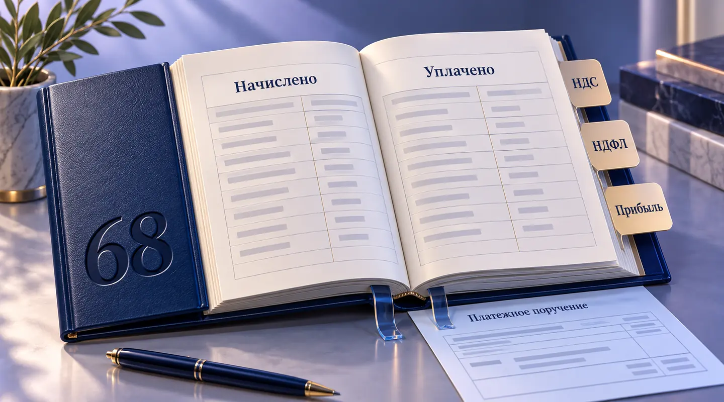 Счёт 68 в бухгалтерском учёте: расчёты по налогам — субсчета, проводки, пример по НДС