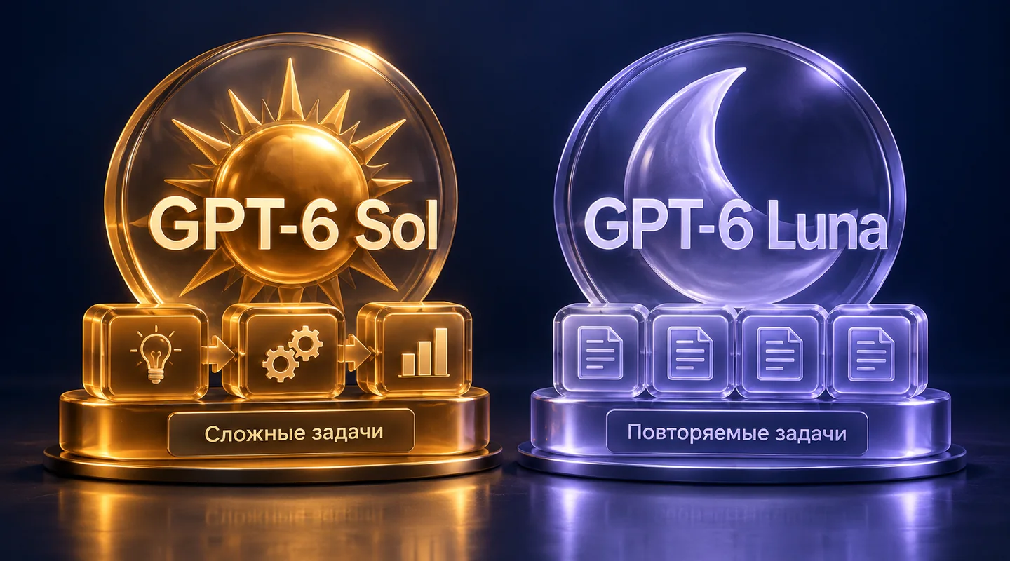 GPT-6 Sol и Luna: что выпустила OpenAI и какую модель выбрать