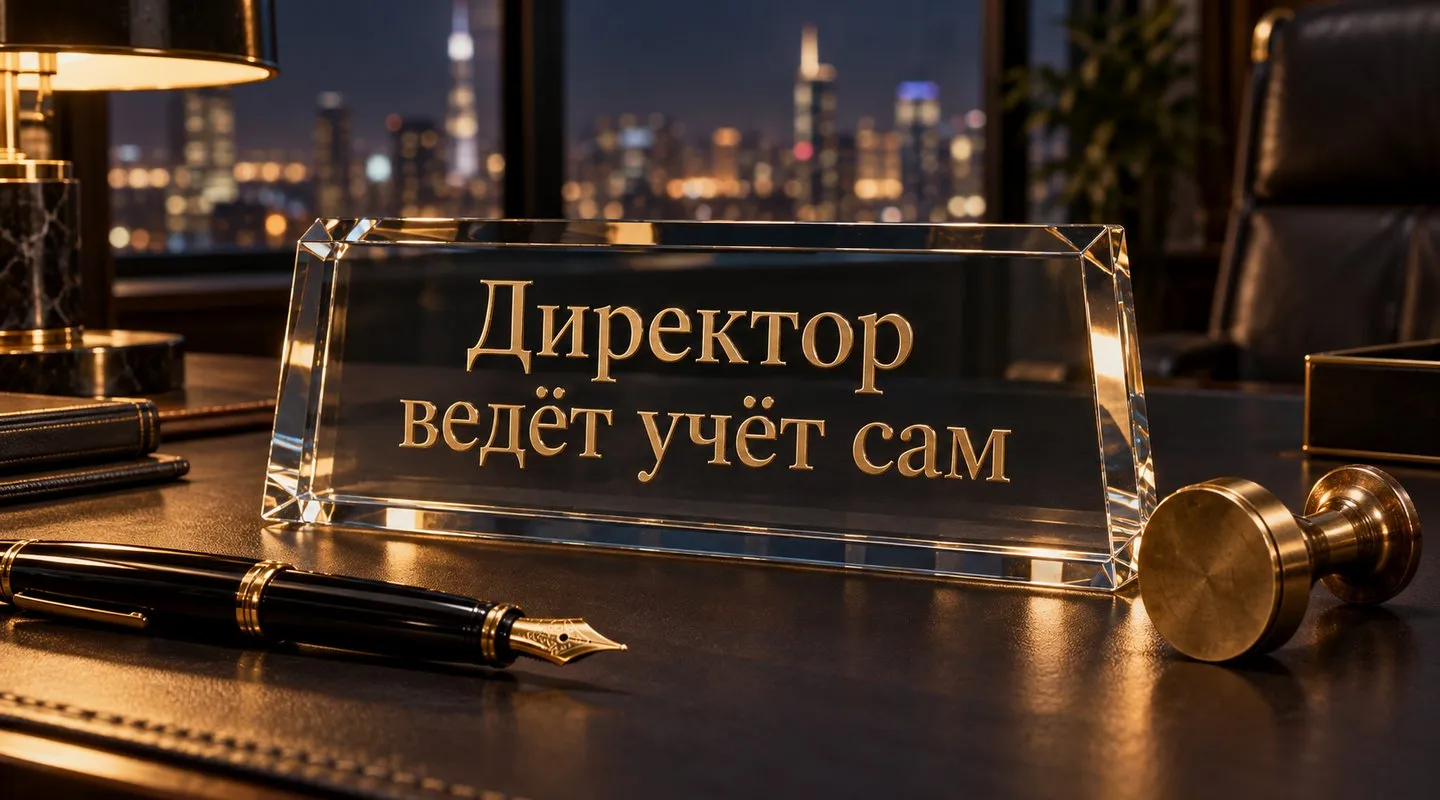 Директор без главного бухгалтера: как возложить ведение учёта на себя и что за этим следует