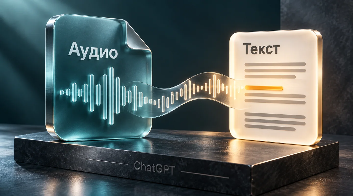 ChatGPT научился принимать аудиофайлы: как работать с записью